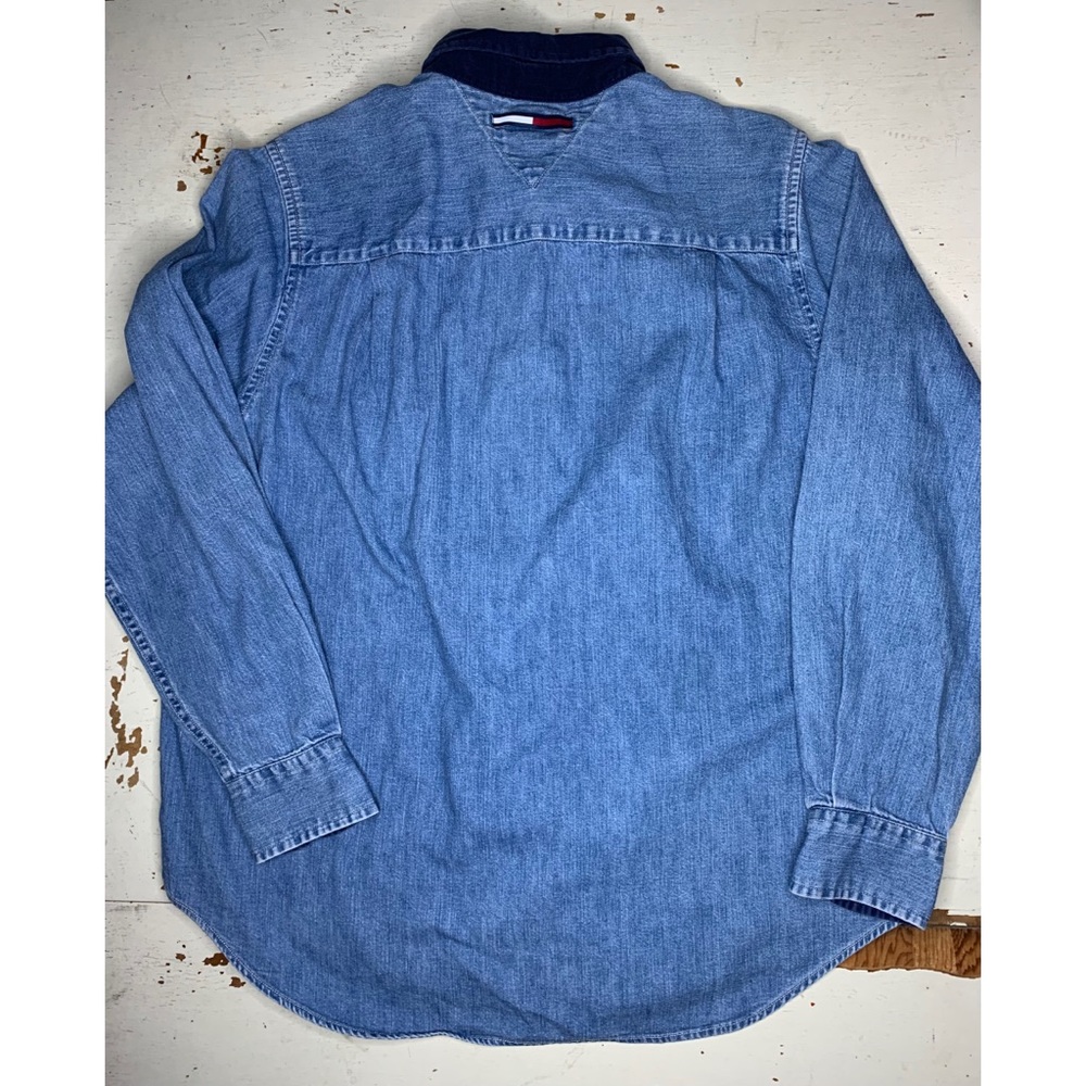 vintage 90’s Tommy Hilfiger d denim button down - Picture 10 of 13